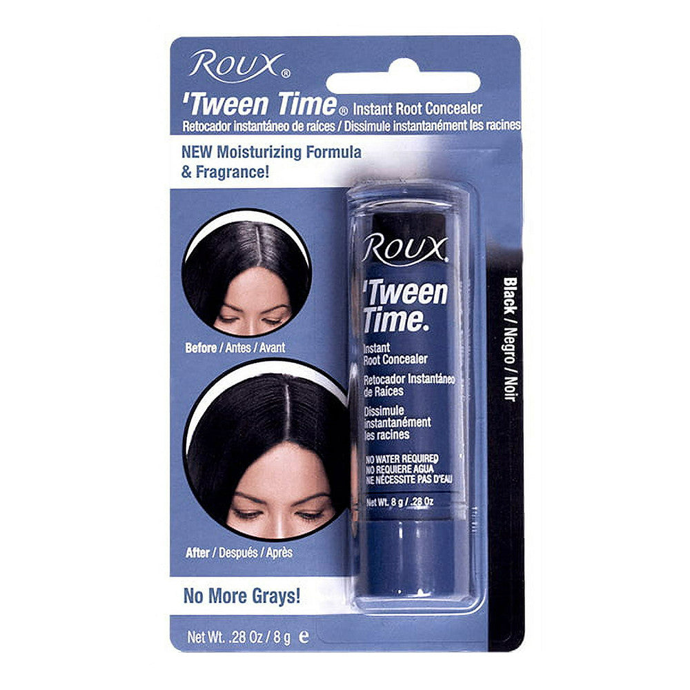 Roux Tween Time Instant Root Concealer Haircolor Touch-Up Stick Black, 0.28 Oz